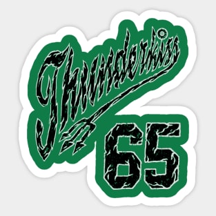 THUNDERKISS 65 BLACK WHITE Sticker